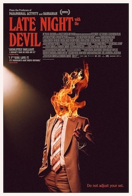 Locandina ufficiale di Late Night with the Devil