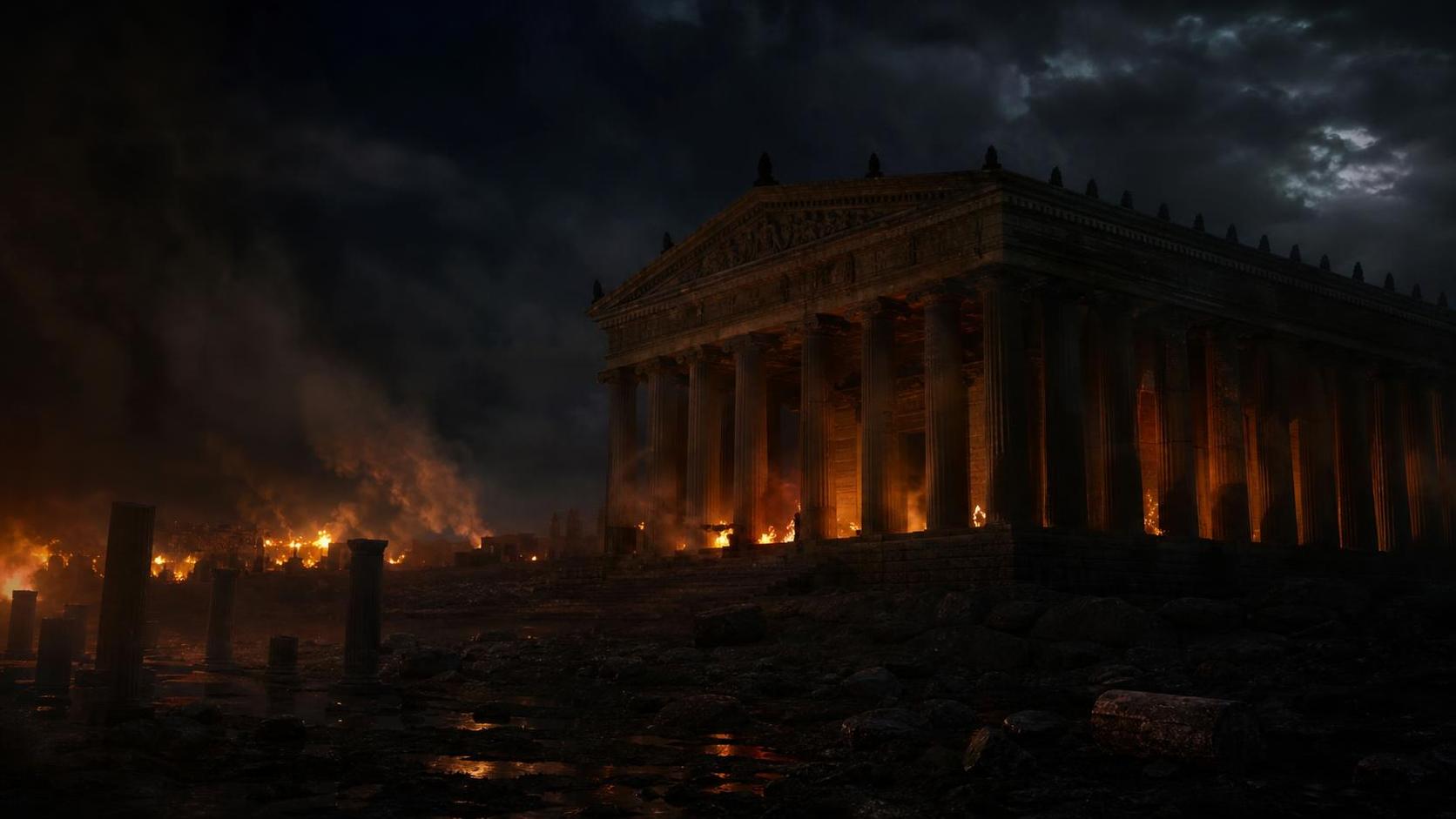 Il rogo del Tempio di Artemide: Erostrato e la fama proibita