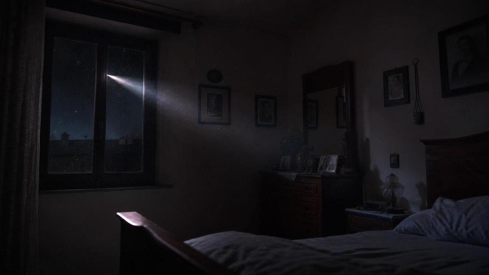 La coda della cometa entrava dalla finestra