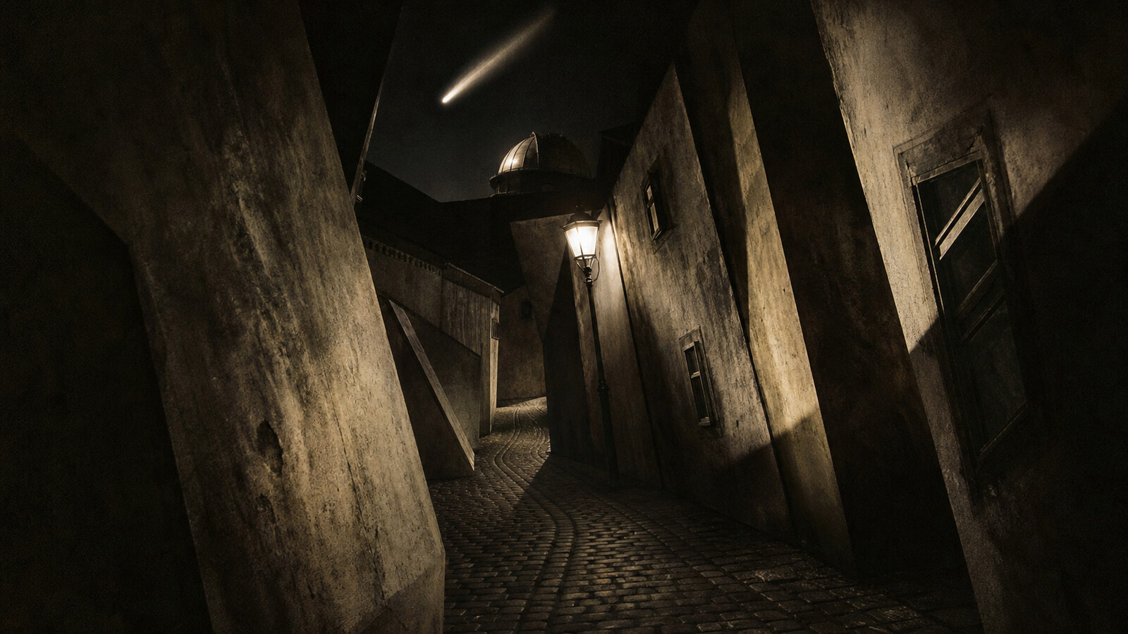 The Cabinet of Dr. Caligari: recensione della città piegata dall'incubo