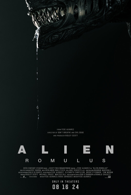 Locandina ufficiale di Alien: Romulus 2024