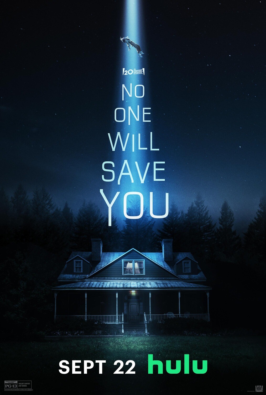 Locandina ufficiale di No One Will Save You del 2023